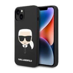 Karl Lagerfeld Karl Lagerfeld Silicone Ikonik Karl`s Head - Kryt Na Iphone 14 Plus (Černý)