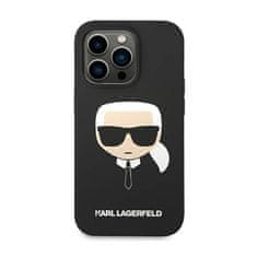 Karl Lagerfeld Karl Lagerfeld Silicone Ikonik Karl`s Head - Kryt Na Iphone 14 Pro Max (Černý