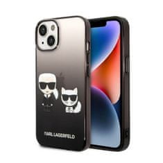 Karl Lagerfeld Karl Lagerfeld Gradient Ikonik Karl & Choupette - Kryt Na Iphone 14 (Černý)