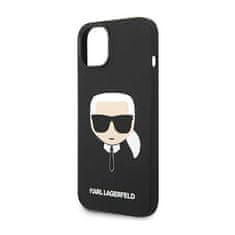 Karl Lagerfeld Karl Lagerfeld Silicone Ikonik Karl`s Head - Kryt Na Iphone 14 Plus (Černý)