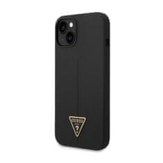 Guess Guess Silicone Triangle Logo - Kryt Na Iphone 14 Plus (Černý)