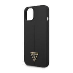 Guess Guess Silicone Triangle Logo - Kryt Na Iphone 14 Plus (Černý)