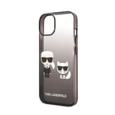 Karl Lagerfeld Karl Lagerfeld Gradient Ikonik Karl & Choupette - Kryt Na Iphone 14 Pro Max (C