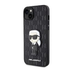 Karl Lagerfeld Karl Lagerfeld Saffiano Monogram Nft Ikonik - Kryt Na Iphone 14 Plus (Černý)