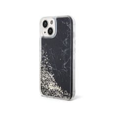 Guess Guess Liquid Glitter Marble - Kryt Na Iphone 14 (Černý)