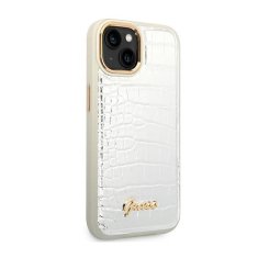 Guess Kolekce Guess Croco – Pouzdro Na Iphone 14 Plus (Stříbrné)