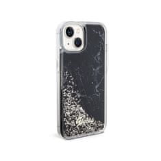 Guess Guess Liquid Glitter Marble - Kryt Na Iphone 14 (Černý)