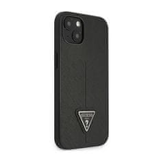 Guess Guess Saffiano Triangle Logo Case - Kryt Na Iphone 14 (Černý)