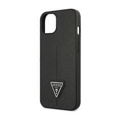 Guess Guess Saffiano Triangle Logo Case - Kryt Na Iphone 14 (Černý)