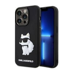 Karl Lagerfeld Karl Lagerfeld 3D Rubber Nft Choupette - Kryt Na Iphone 14 Pro Max (Černý)