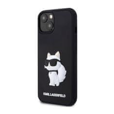 Karl Lagerfeld Karl Lagerfeld 3D Rubber Nft Choupette - Kryt Na Iphone 14 (Černý)