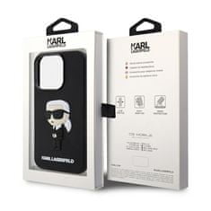 Karl Lagerfeld Karl Lagerfeld 3D Rubber Nft Ikonik - Kryt Na Iphone 14 Pro (Černý)