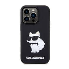 Karl Lagerfeld Karl Lagerfeld 3D Rubber Nft Choupette - Kryt Na Iphone 14 Pro (Černý)