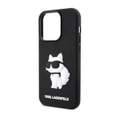 Karl Lagerfeld Karl Lagerfeld 3D Rubber Nft Choupette - Kryt Na Iphone 14 Pro (Černý)