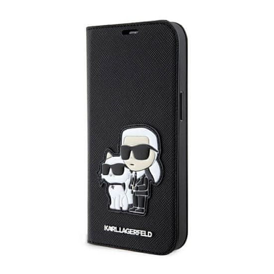 Karl Lagerfeld Karl Lagerfeld Booktype Nft Saffiano Karl & Choupette - Kryt Na Iphone 14 (Cza