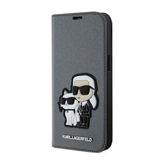 Karl Lagerfeld Karl Lagerfeld Booktype Nft Saffiano Karl & Choupette - Kryt Na Iphone 14 (Sre