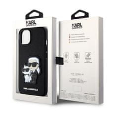 Karl Lagerfeld Karl Lagerfeld Nft Saffiano Karl & Choupette - Kryt Na Iphone 14 Plus (Černý)