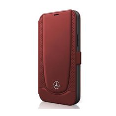 MERCEDES Mercedes Booktype Leather Urban Line - Kryt Na Iphone 12 / Iphone 12 Pro (Černý