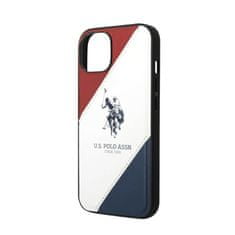 US Polo Us Polo Assn Tricolor Embossed - Iphone 14 Pouzdro (Bílá)