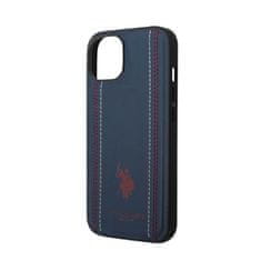 US Polo Us Polo Assn Leather Stitch - Kryt Na Iphone 14 Plus (Granátový)