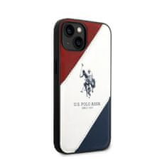 US Polo Us Polo Assn Tricolor Embossed - Iphone 14 Plus Pouzdro (Bílá)