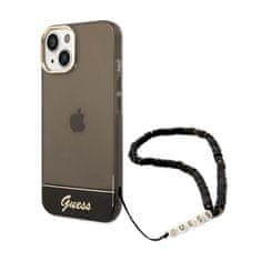 Guess Guess Translucent Pearl Strap - Kryt Na Iphone 14 (Černý)