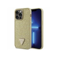 Guess Guess Rhinestone Triangle – Pouzdro Iphone 14 Pro Max (Zlaté)