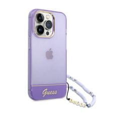 Guess Guess Translucent Pearl Strap - Kryt Na Iphone 14 Pro Max (Fialový)