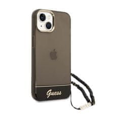 Guess Guess Translucent Pearl Strap - Kryt Na Iphone 14 (Černý)