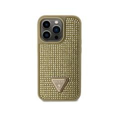 Guess Guess Rhinestone Triangle - Kryt Na Iphone 14 Pro (Zlatý)