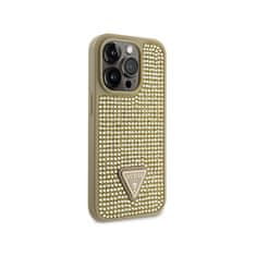 Guess Guess Rhinestone Triangle - Kryt Na Iphone 14 Pro (Zlatý)