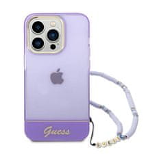 Guess Guess Translucent Pearl Strap - Kryt Na Iphone 14 Pro Max (Fialový)