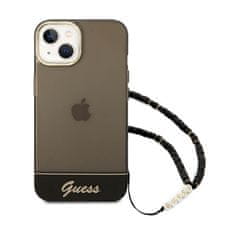 Guess Guess Translucent Pearl Strap - Kryt Na Iphone 14 (Černý)