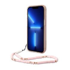 Guess Guess Translucent Pearl Strap - Kryt Na Iphone 14 Plus (Růžová)