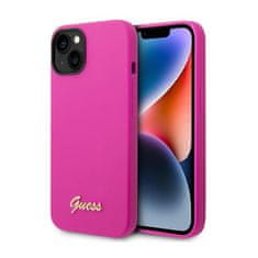 Guess Guess Silicone Vintage - Kryt Na Iphone 14 (Fuchsie)