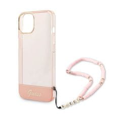 Guess Guess Translucent Pearl Strap - Kryt Na Iphone 14 Plus (Růžová)