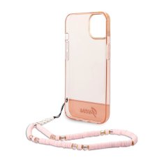 Guess Guess Translucent Pearl Strap - Kryt Na Iphone 14 Plus (Růžová)