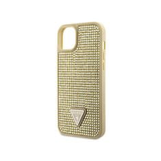 Guess Guess Rhinestone Triangle - Kryt Na Iphone 14 Plus (Zlatý)