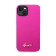 Guess Guess Silicone Vintage - Kryt Na Iphone 14 (Fuchsie)