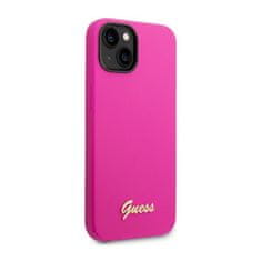 Guess Guess Silicone Vintage - Kryt Na Iphone 14 (Fuchsie)