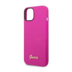 Guess Guess Silicone Vintage - Kryt Na Iphone 14 (Fuchsie)