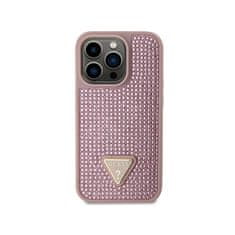 Guess Guess Rhinestone Triangle - Kryt Na Iphone 14 Pro (Růžová)