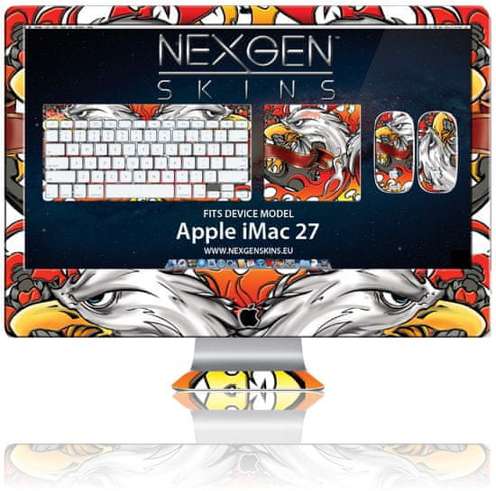 Inny Nexgen Skins - Sada Skinů Na Pouzdro S 3D Efektem Imac 27" (Iron Eagle 3