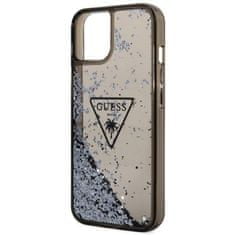 Guess Pouzdro S Logem Guess Liquid Glitter Triangle – Pouzdro Na Iphone 14 (Černé)