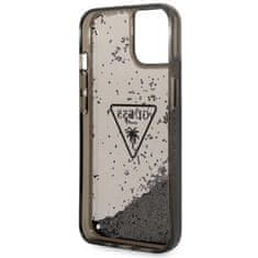 Guess Pouzdro S Logem Guess Liquid Glitter Triangle – Pouzdro Na Iphone 14 (Černé)