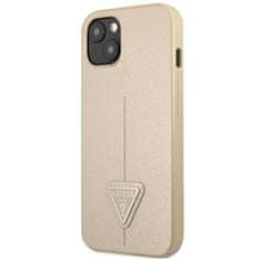 Guess Guess Saffiano Triangle Logo Case - Kryt Na Iphone 14 Plus (Béžová)