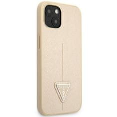 Guess Guess Saffiano Triangle Logo Case - Kryt Na Iphone 14 Plus (Béžová)