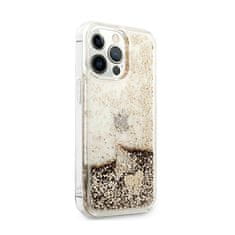 Guess Guess Liquid Glitter Charms – Pouzdro Iphone 13 Pro Max (Zlaté)