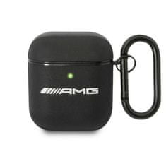 AMG Amg Leather Big Logo - Airpods Pouzdro (Černé)