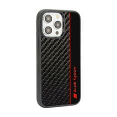 Audi Audi Carbon Fiber Stripe - Kryt Na Iphone 14 Pro Max (Černý)